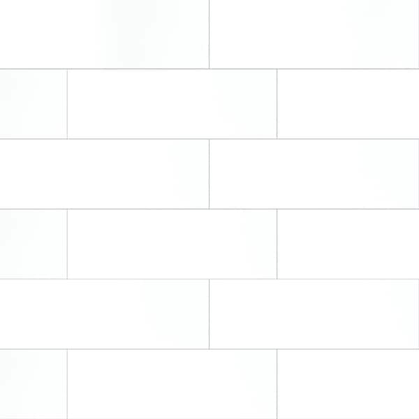 Msi Metro White Sample Glossy Ceramic Subway Wall tile ZOR-PT-0719-SAM - main